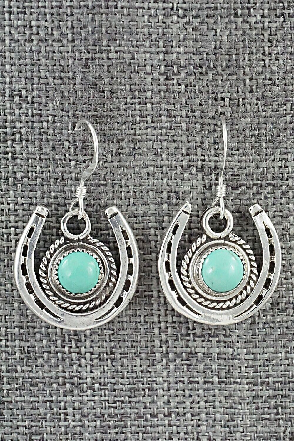 Turquoise and Sterling Silver Earrings - Sharon McCarthy