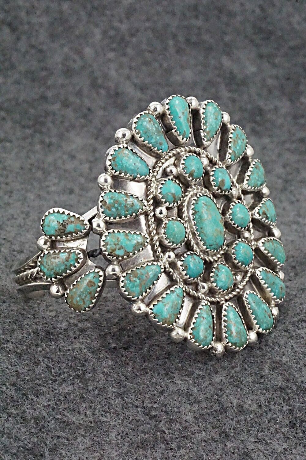 Turquoise & Sterling Silver Bracelet - Mike Platero