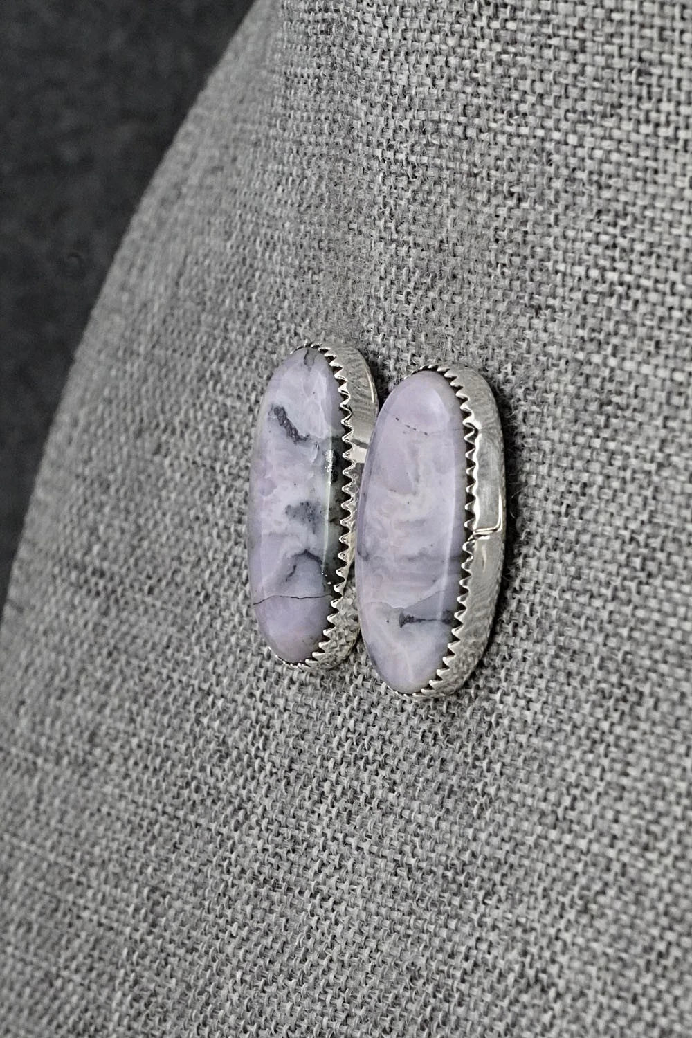 Morado & Sterling Silver Earrings - Murray Hannaweeka