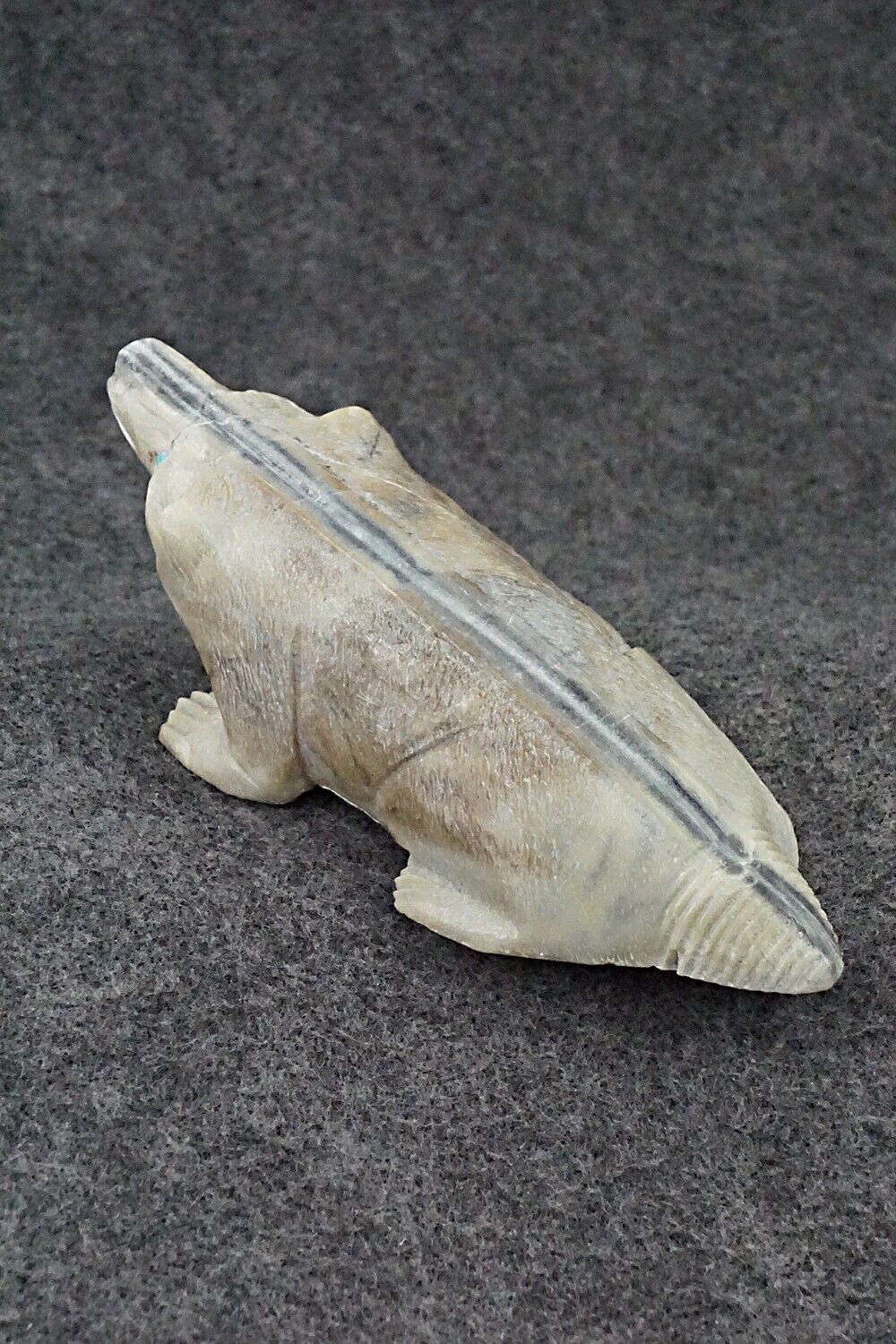 Badger Zuni Fetish Carving - Herbert Him
