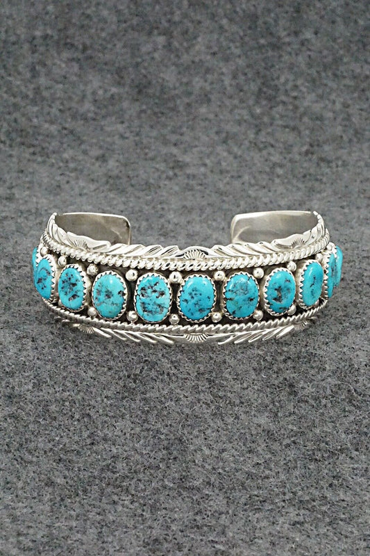 Turquoise & Sterling Silver Bracelet - Martin Muskett