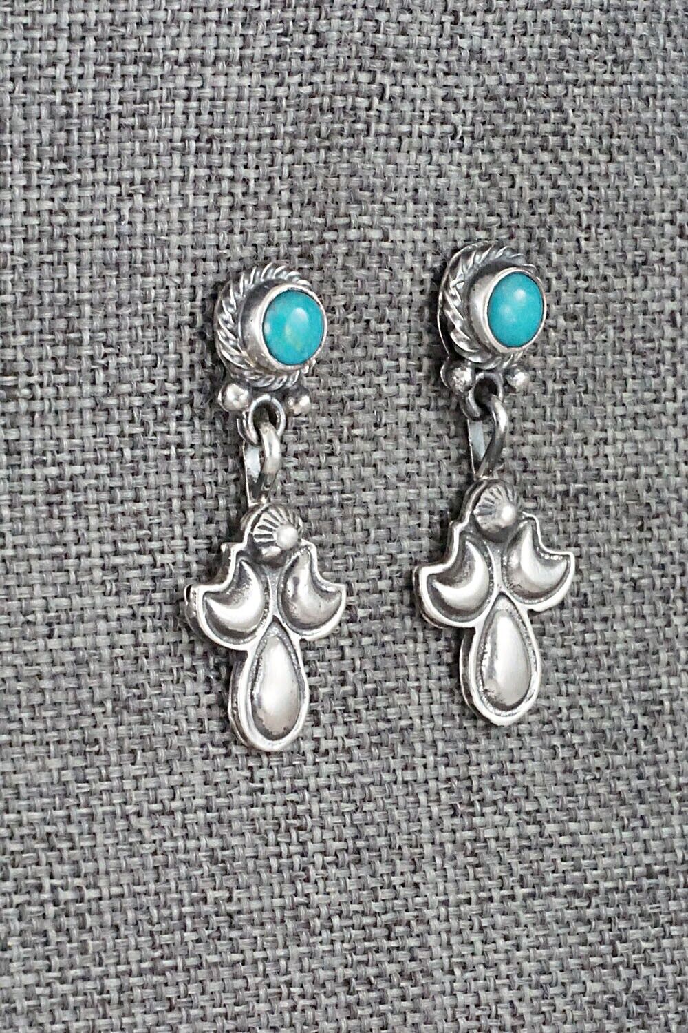 Turquoise & Sterling Silver Earrings - Annie Spencer