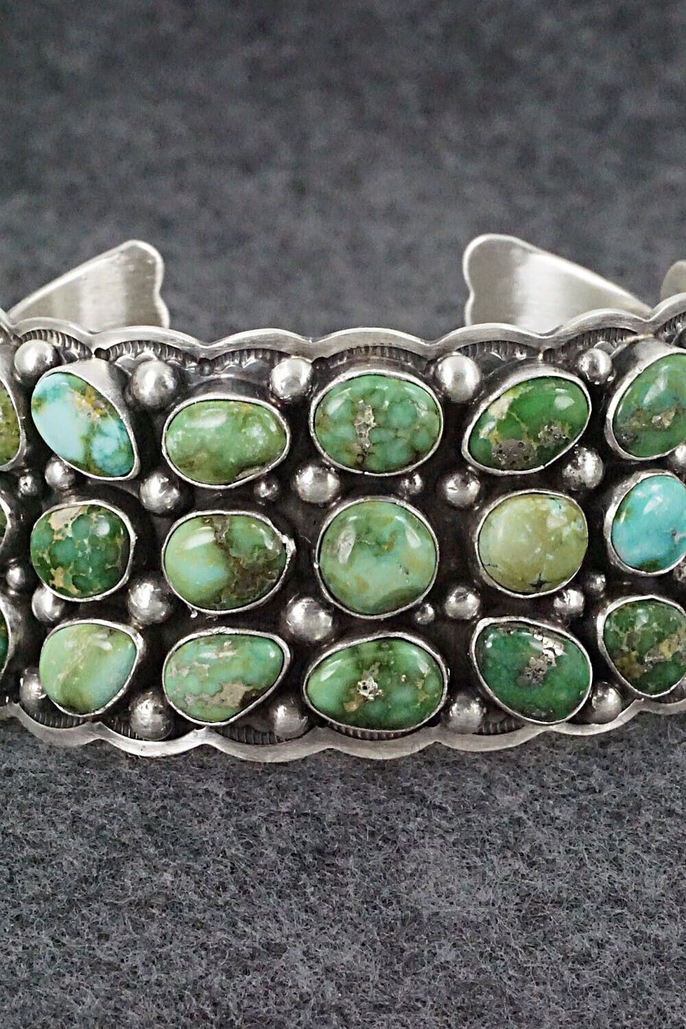 Turquoise & Sterling Silver Bracelet - Tom Lewis