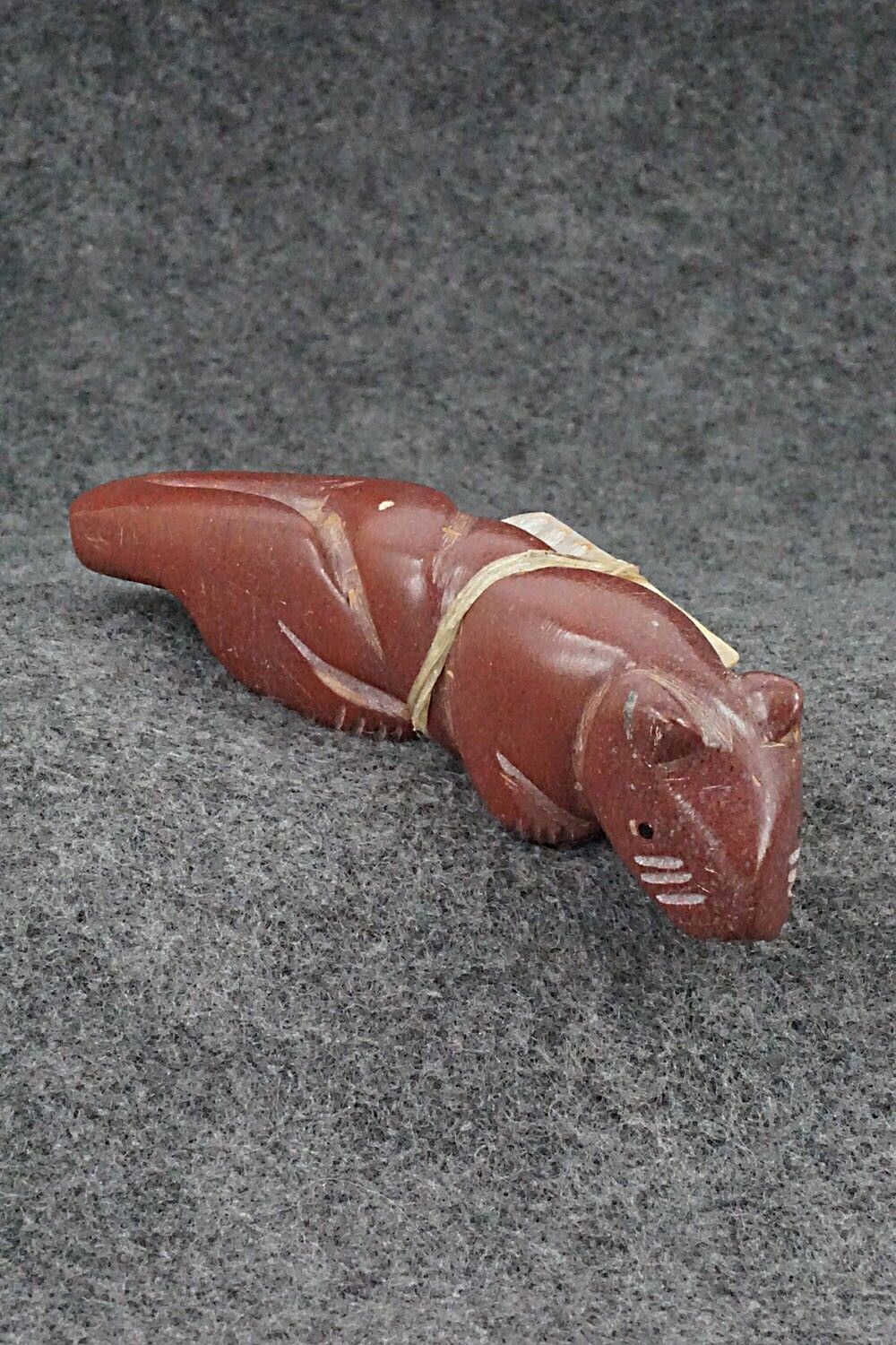 Mountain Lion Zuni Fetish Carving - Justin Red Elk