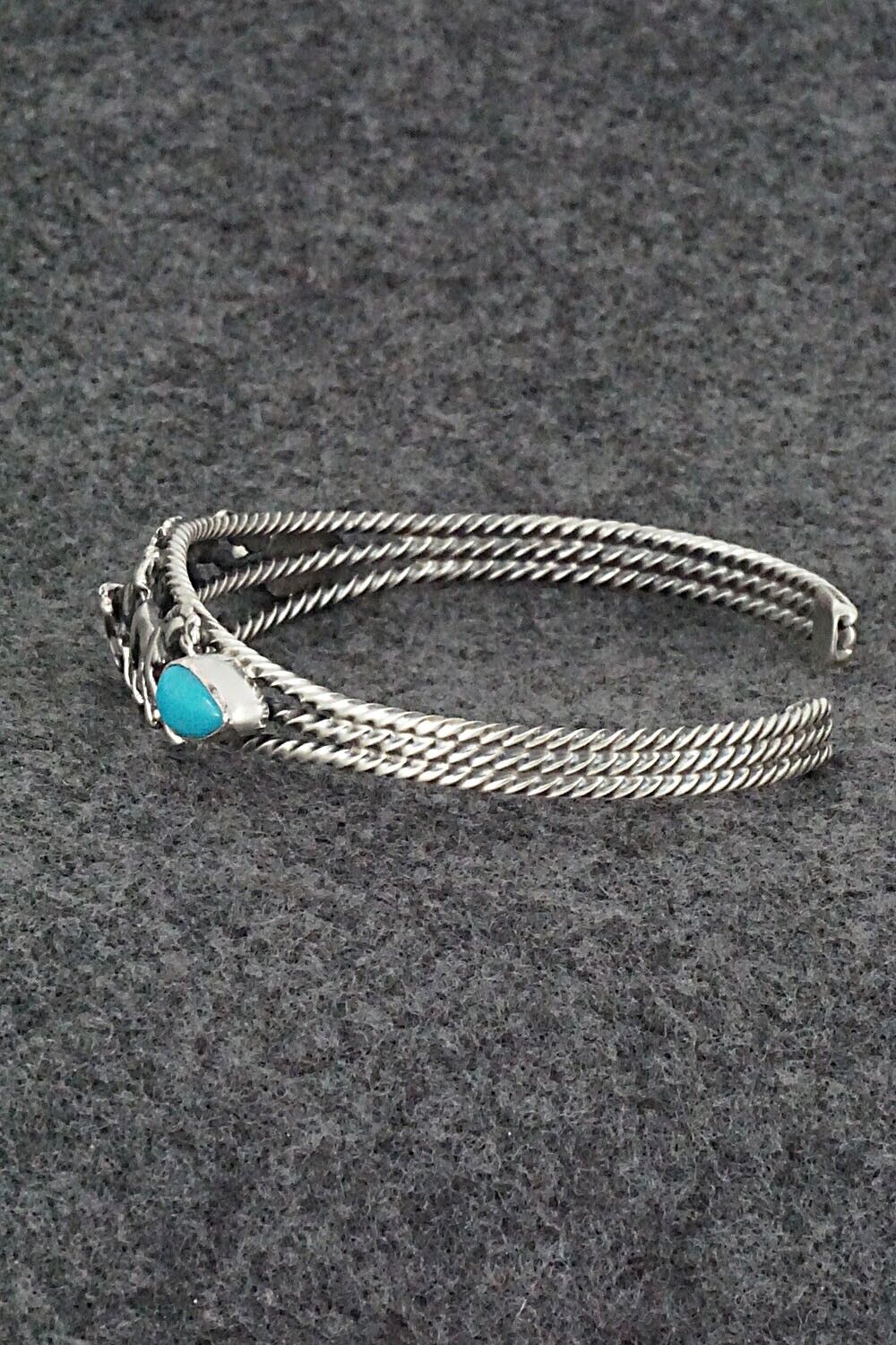 Turquoise & Sterling Silver Bracelet - Bobby Platero