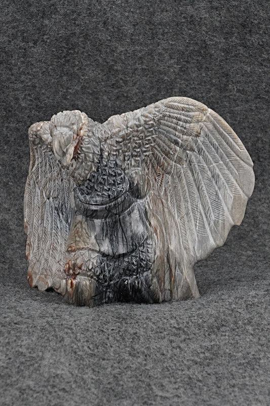 Eagle Dancer Zuni Fetish Carving - Terrance Panteah