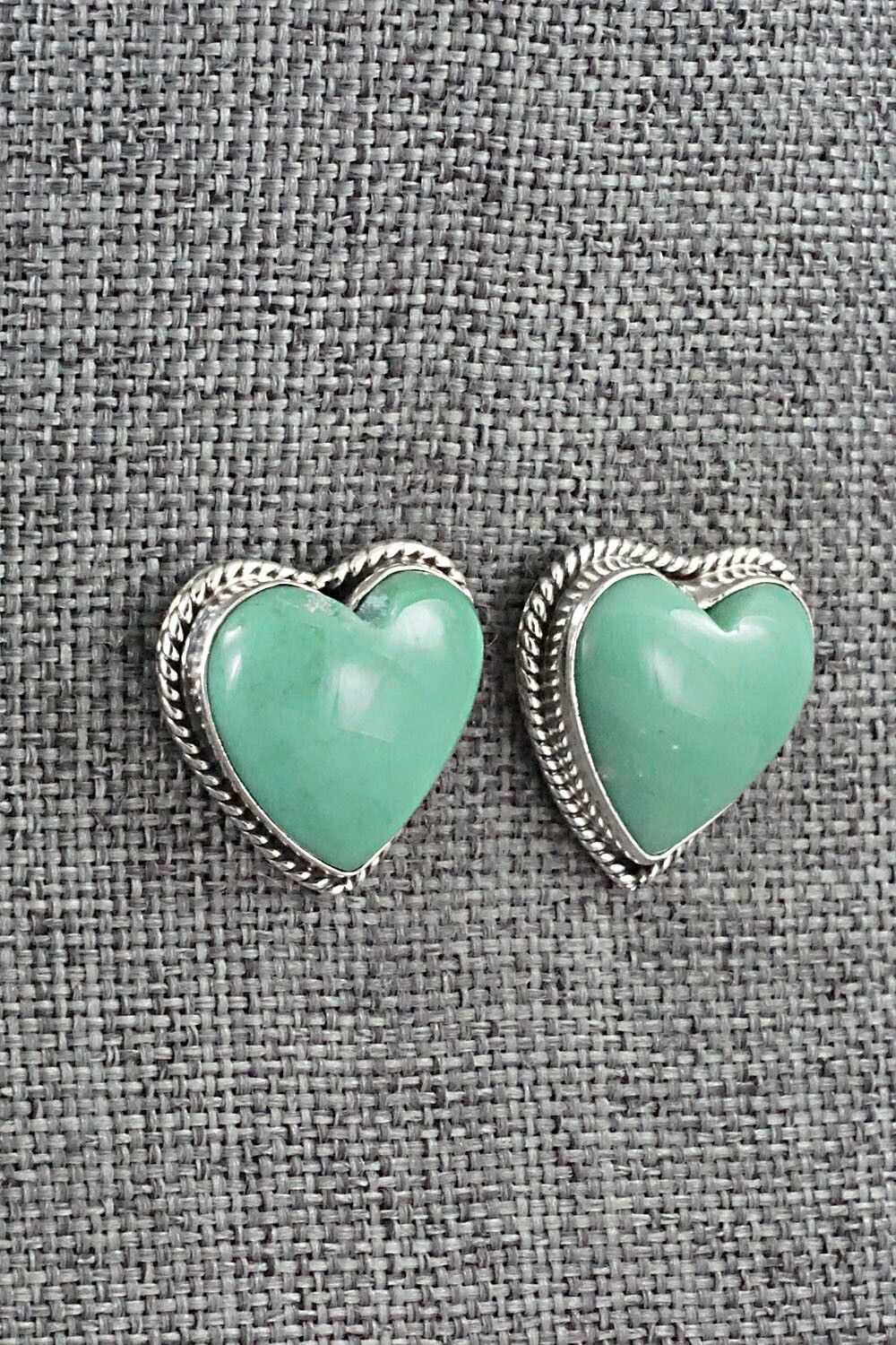 Turquoise and Sterling Silver Earrings - Sharon McCarthy