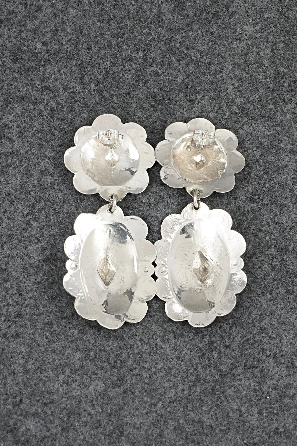 Sterling Silver Earrings - Bertha Begay