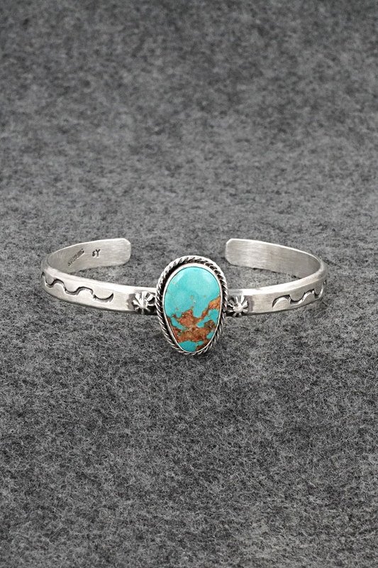 Turquoise & Sterling Silver Bracelet - Samuel Yellowhair