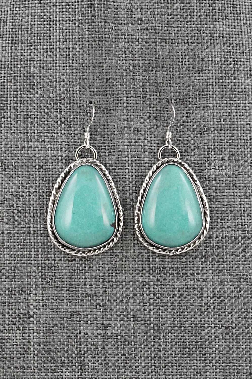Turquoise & Sterling Silver Earrings - Danny Henio