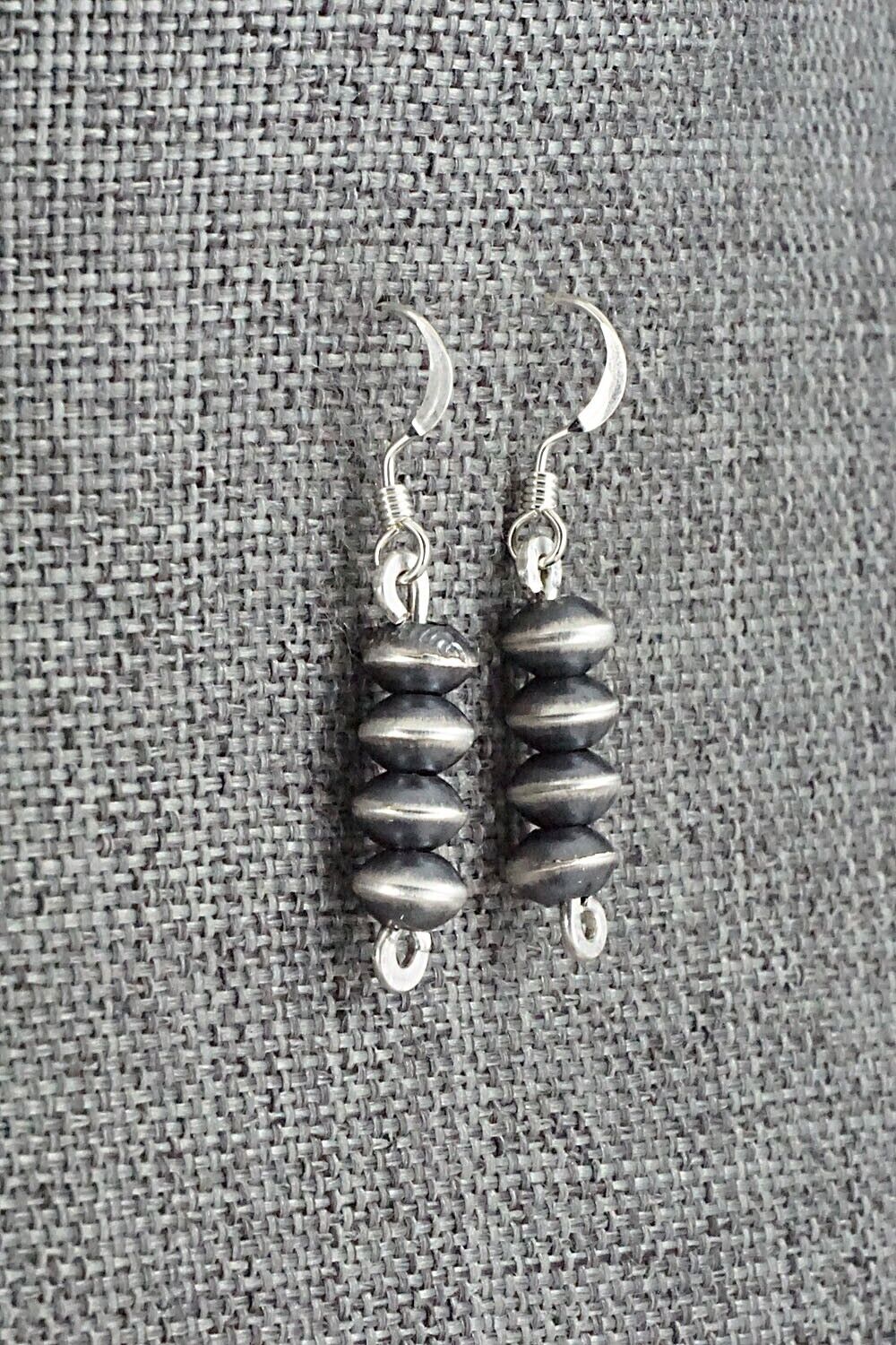 Sterling Silver Navajo Pearl Earrings - Preston Haley