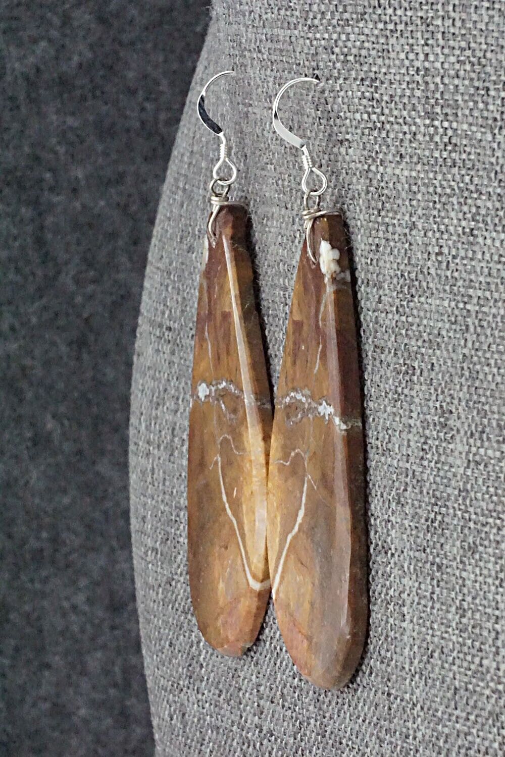 Wild Horse & Sterling Silver Earrings - Francis Garcia