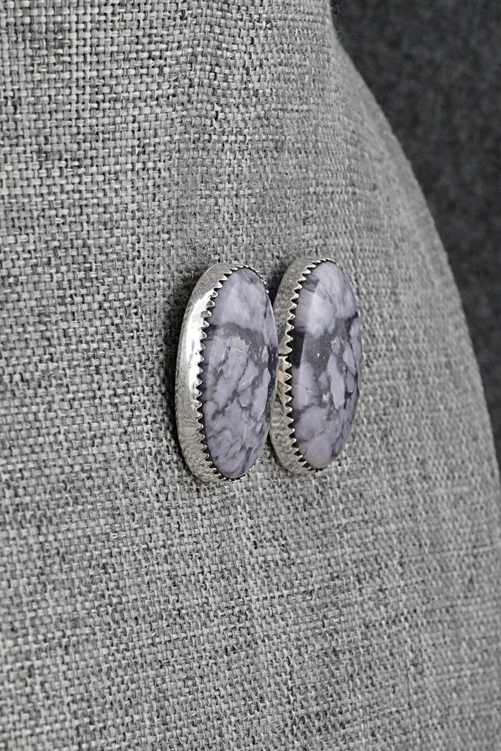 Morado & Sterling Silver Earrings - Murray Hannaweeka