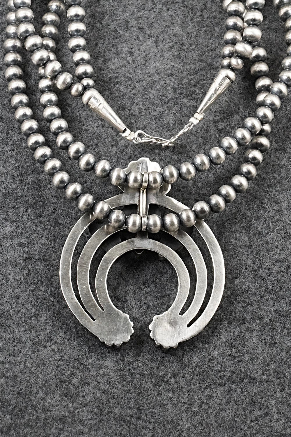 Turquoise & Sterling Silver Necklace - Davey Morgan