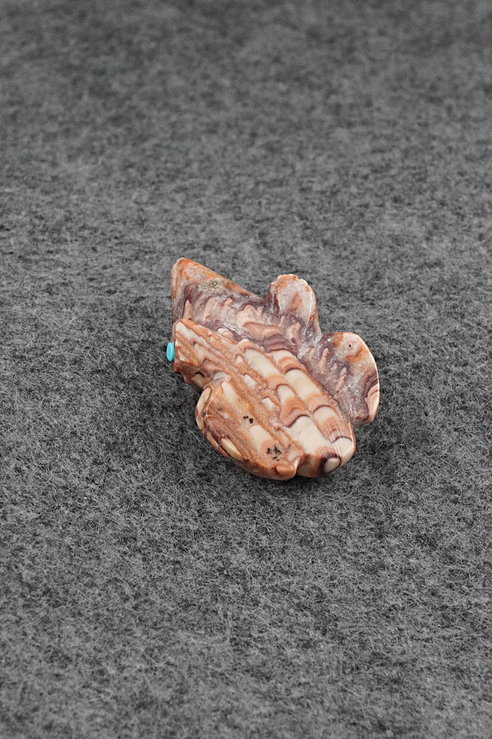 Frog Zuni Fetish Carving - Ronnie Lunasee