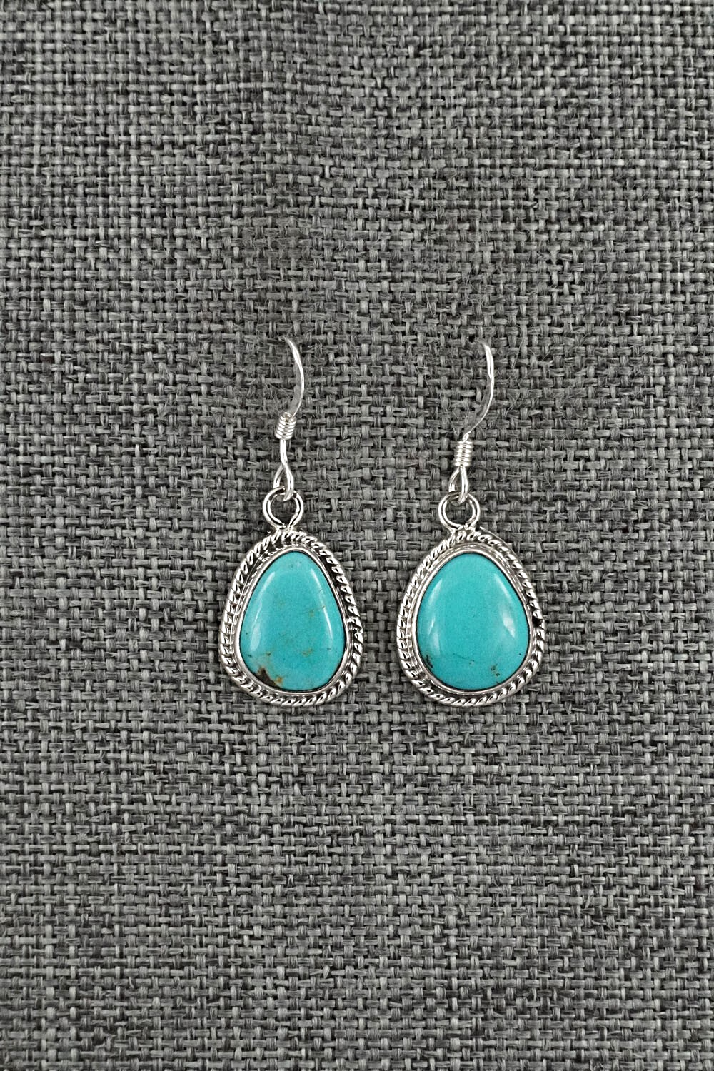 Turquoise & Sterling Silver Earrings - Sharon McCarthy