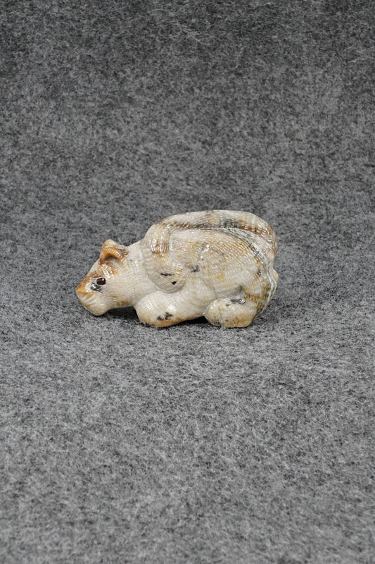 Mountain Lion Zuni Fetish Carving - Randy Lucio