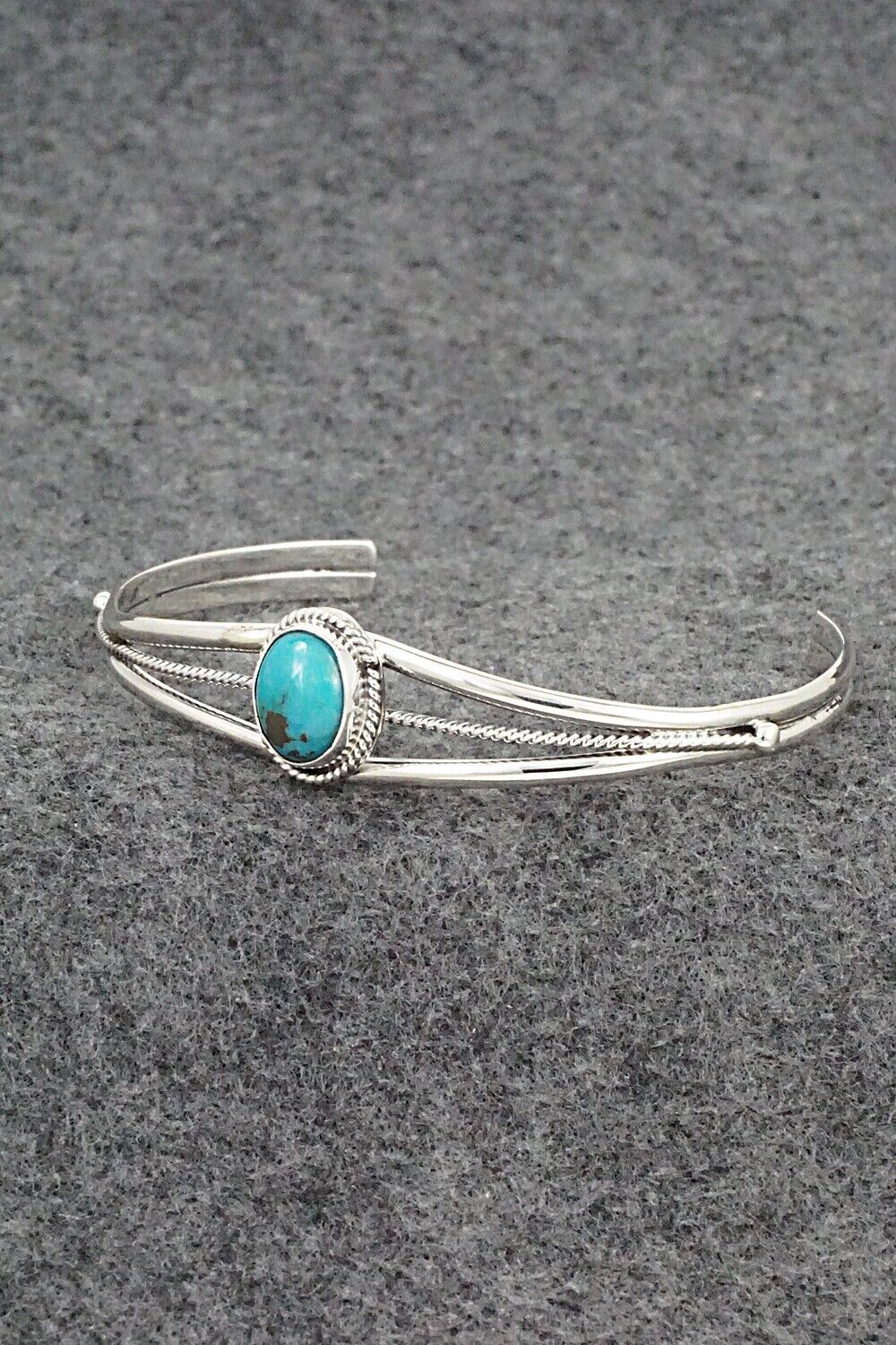 Turquoise and Sterling Silver Bracelet - Alice Rose Saunders