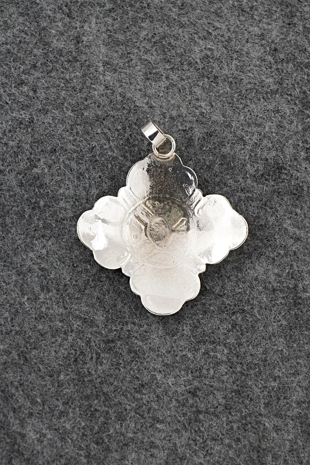 Turquoise & Sterling Silver Pendant - Bertha Begay