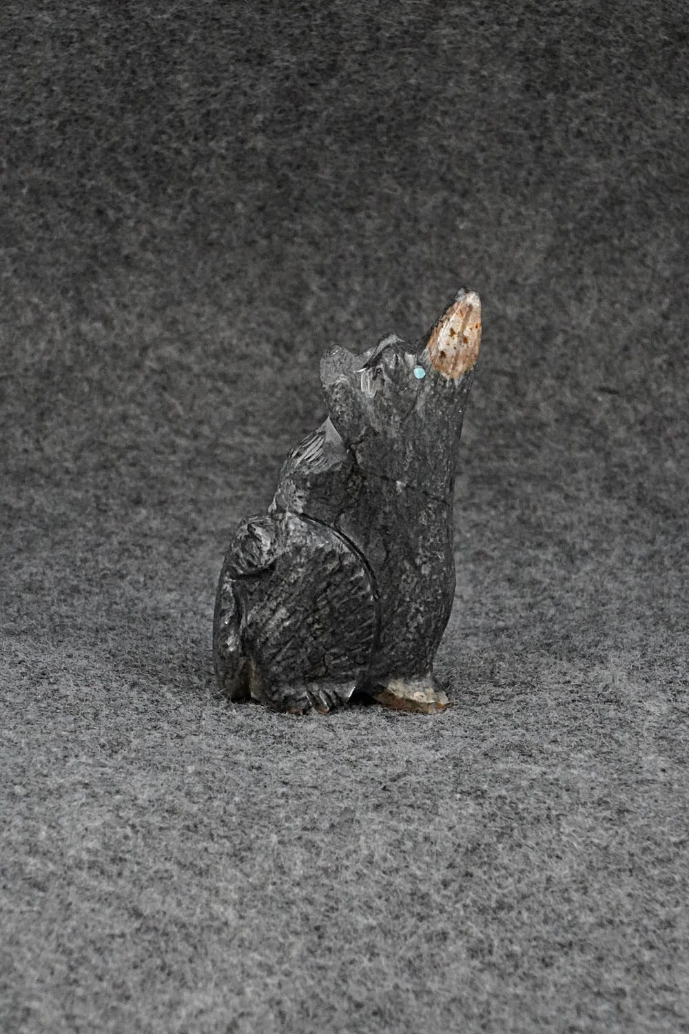 Wolf Zuni Fetish Carving - Tony Mackel
