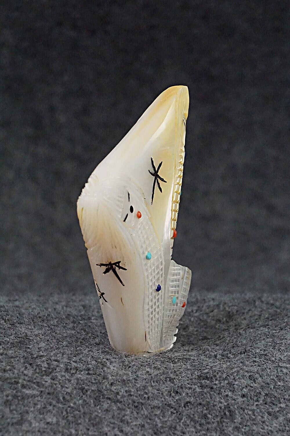 Corn Maiden Zuni Fetish Carving - Sandra Quandelacy