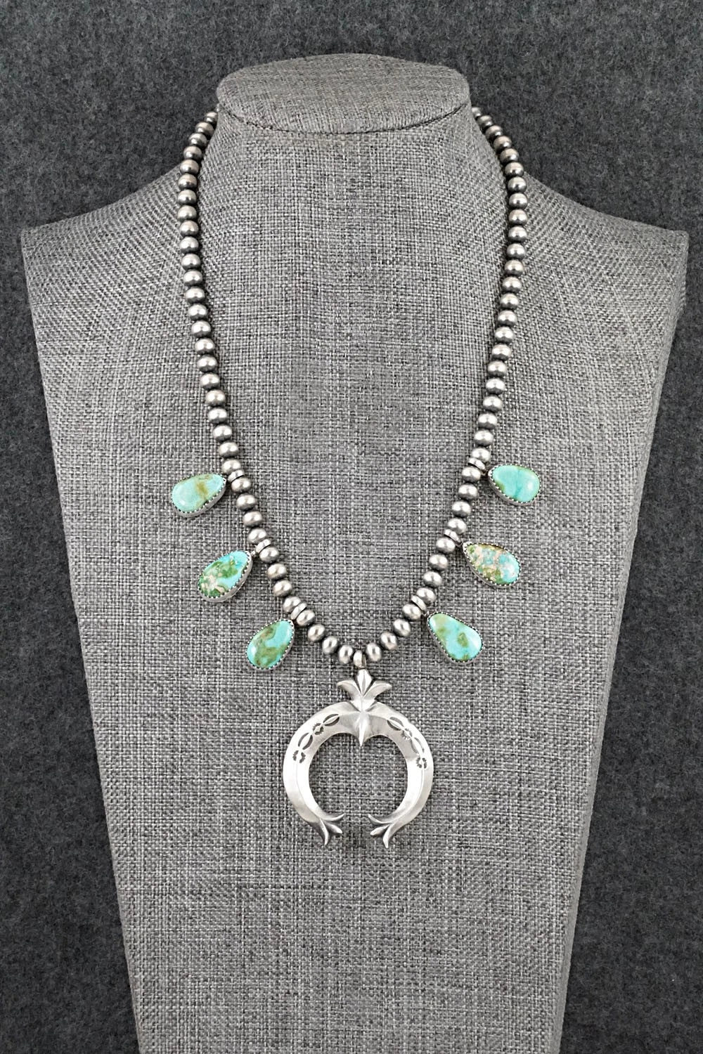 Turquoise & Sterling Silver Necklace - Latricia Largo