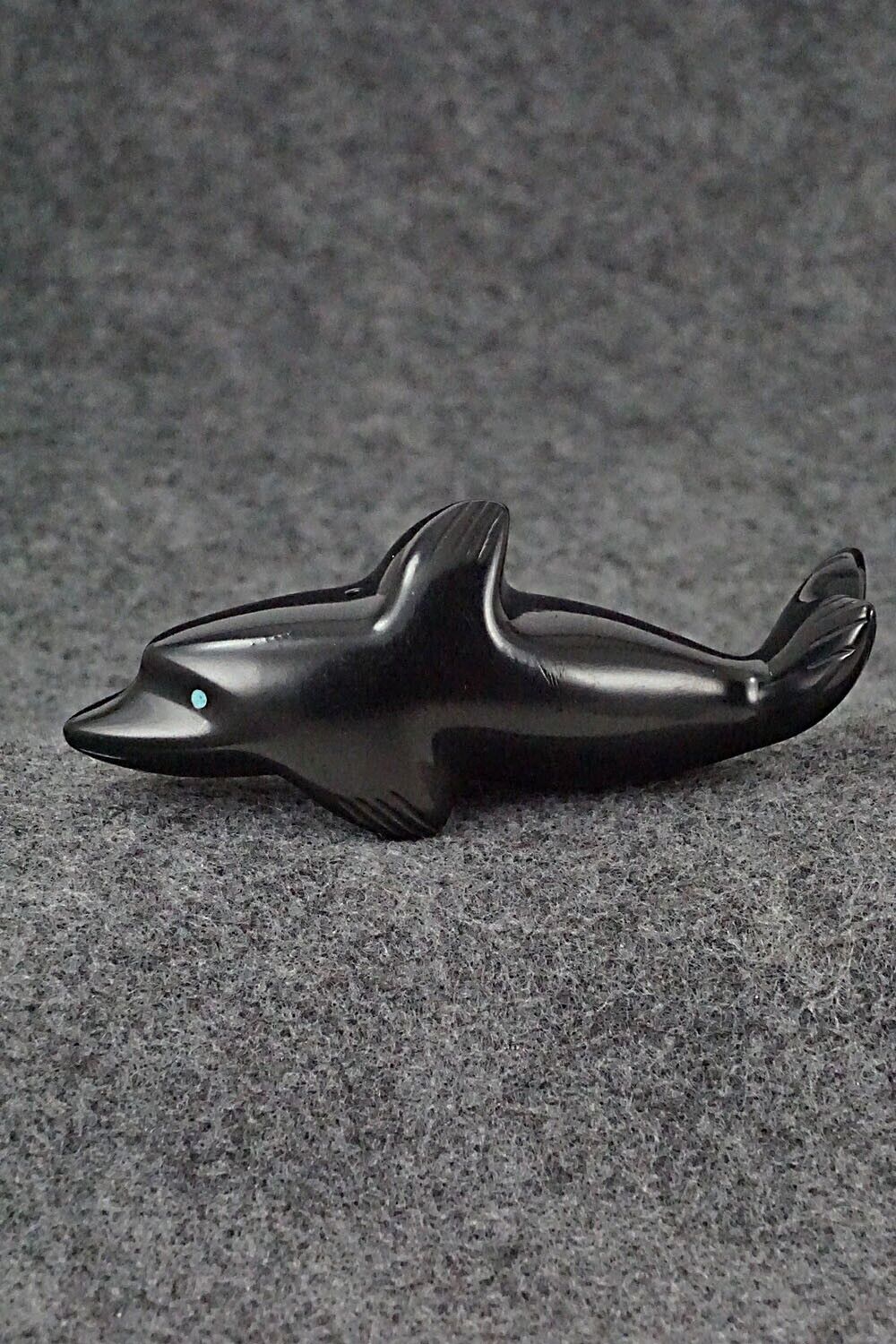 Dolphin Zuni Fetish Carving - Herbert Halate