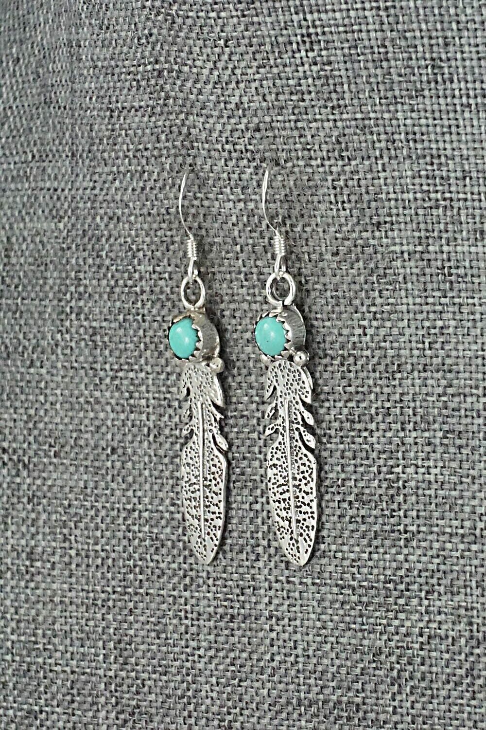 Turquoise & Sterling Silver Earrings - Sharon McCarthy