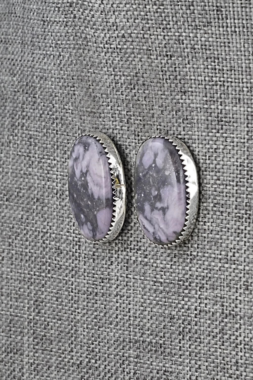 Morado & Sterling Silver Earrings - Murray Hannaweeka