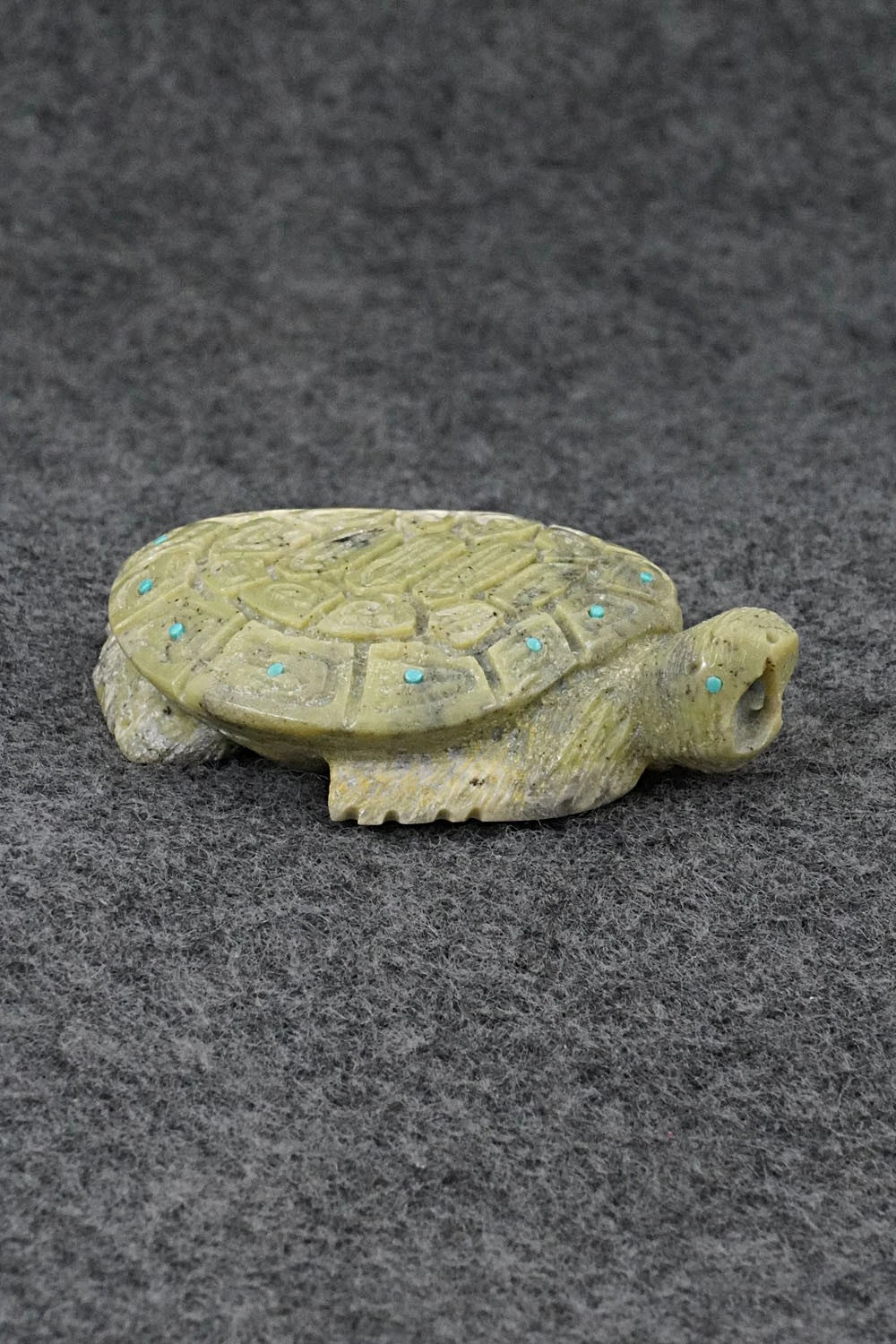 Turtle Zuni Fetish Carving - Adrian Cachini