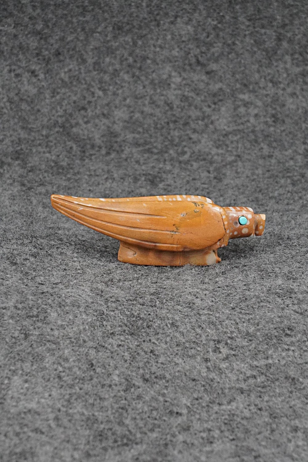 Eagle Zuni Fetish Carving - Ronnie Lunasee
