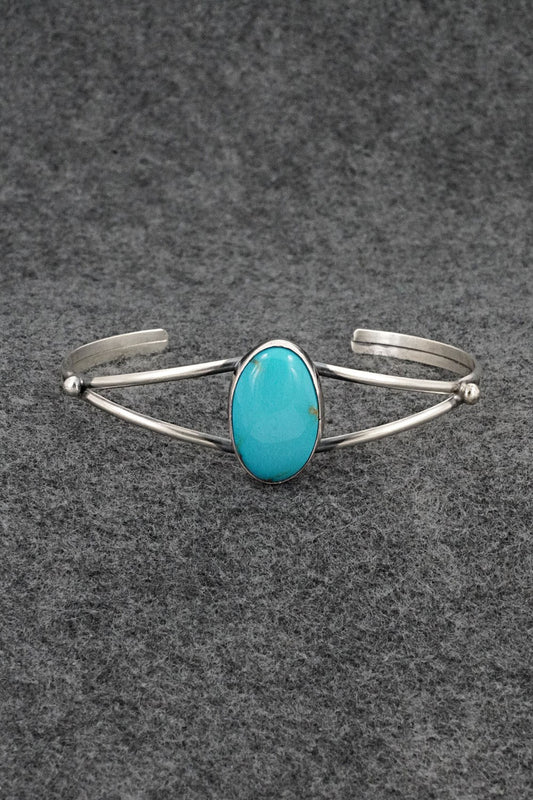 Turquoise & Sterling Silver Bracelet - Rena Begay
