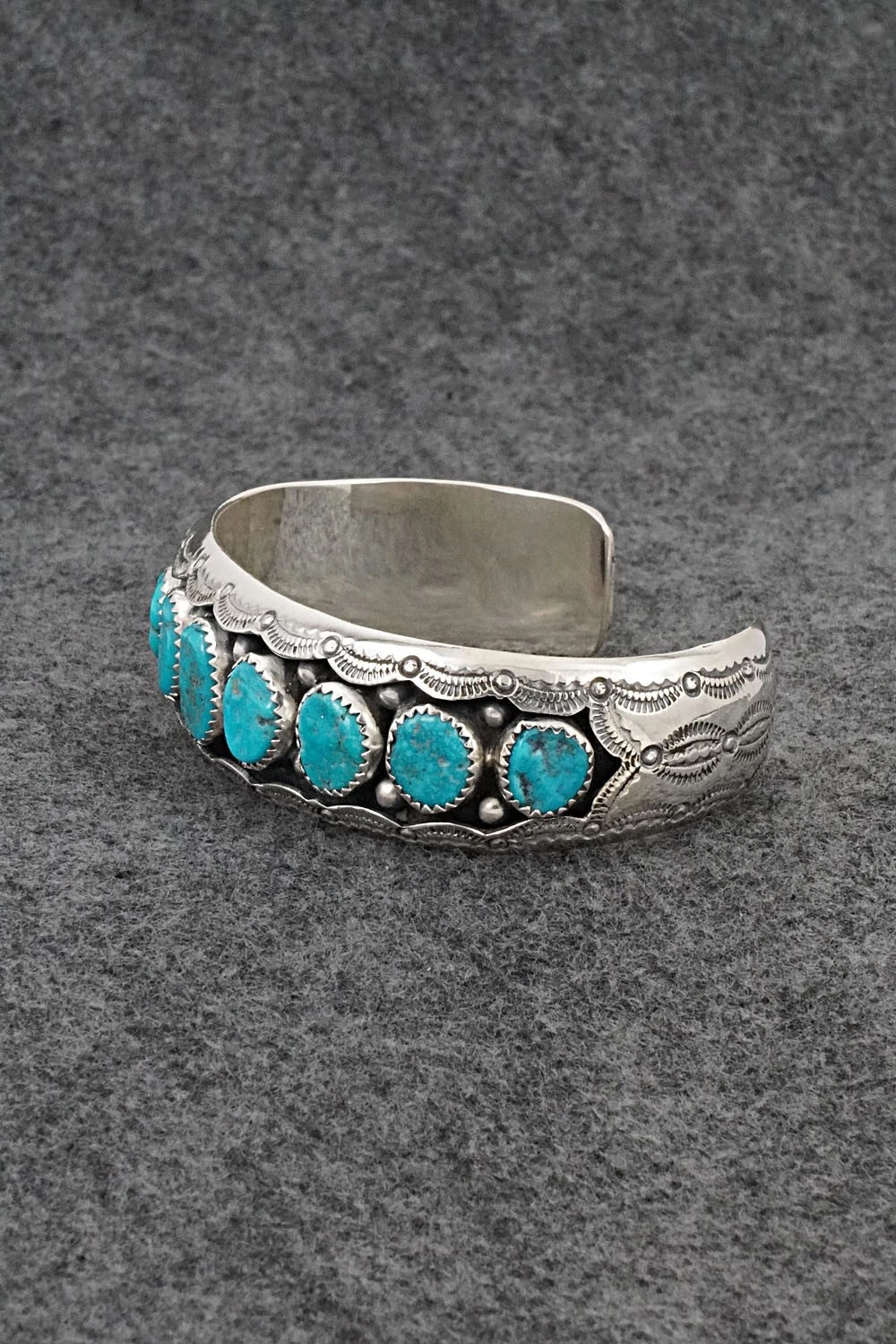 Turquoise & Sterling Silver Bracelet - Wilbert Muskett Sr.