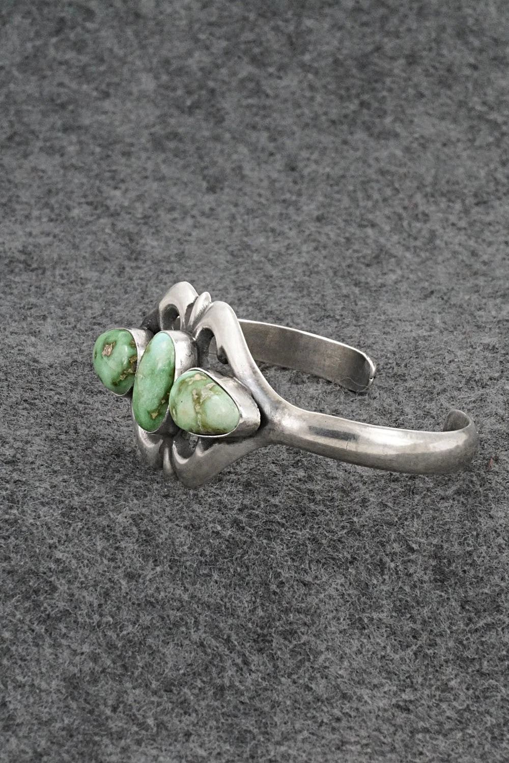 Turquoise & Sterling Silver Bracelet - Eugene Gruber