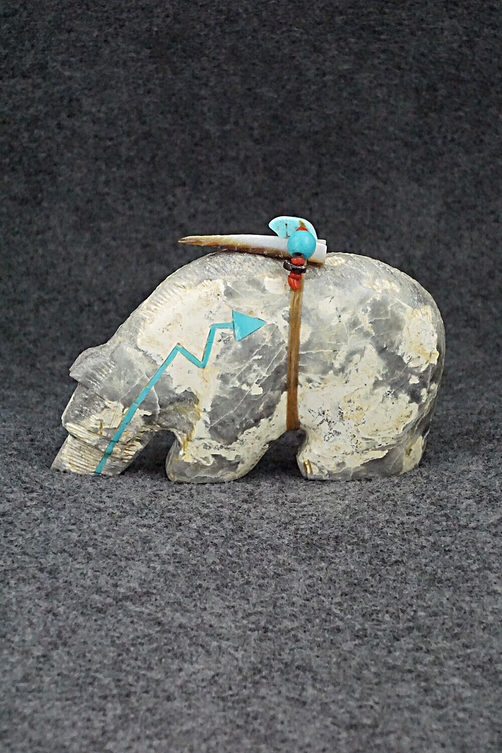 Bear Zuni Fetish Carving - Douglas Martza