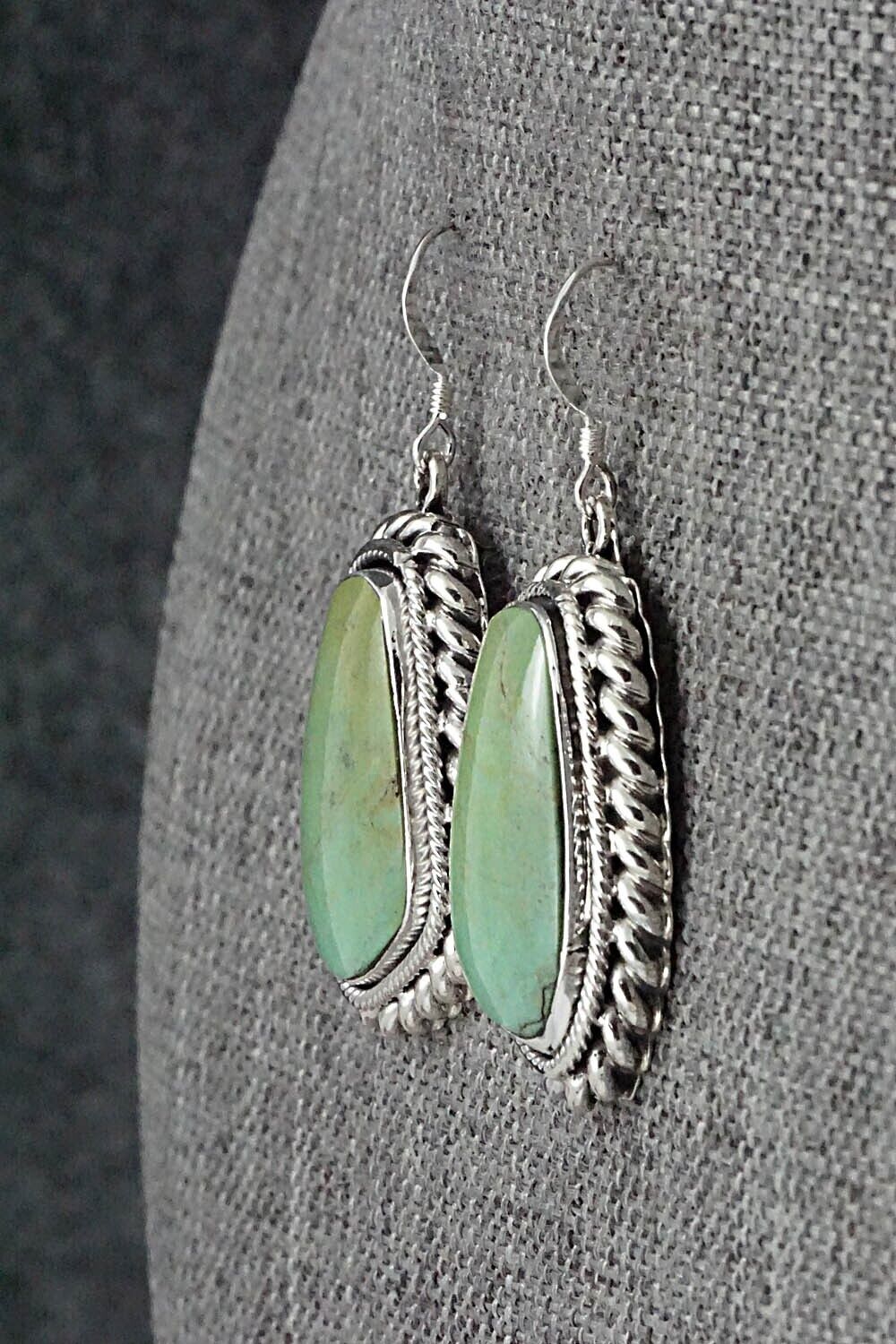 Turquoise & Sterling Silver Earrings - Sharon McCarthy