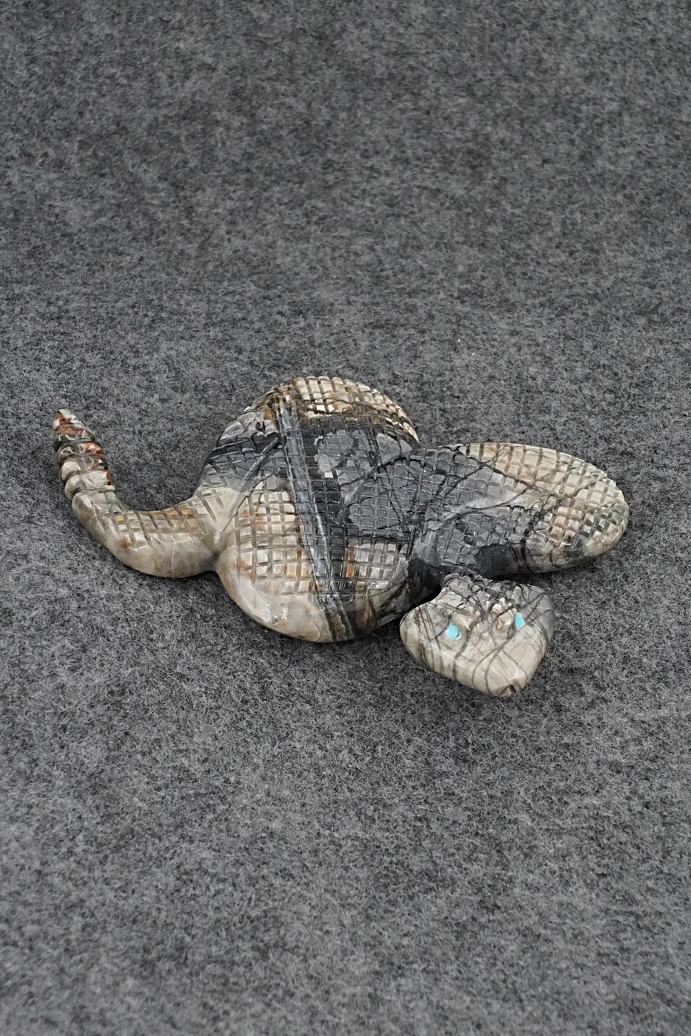 Rattlesnake Zuni Fetish Carving - Paulette & Farlan Quam
