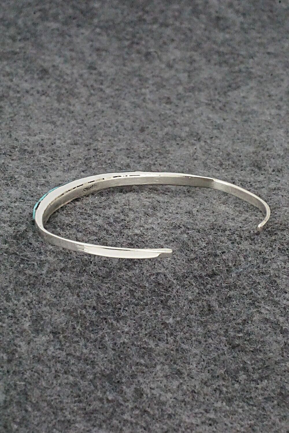 Turquoise & Sterling Silver Bracelet - Jeanette Chavez