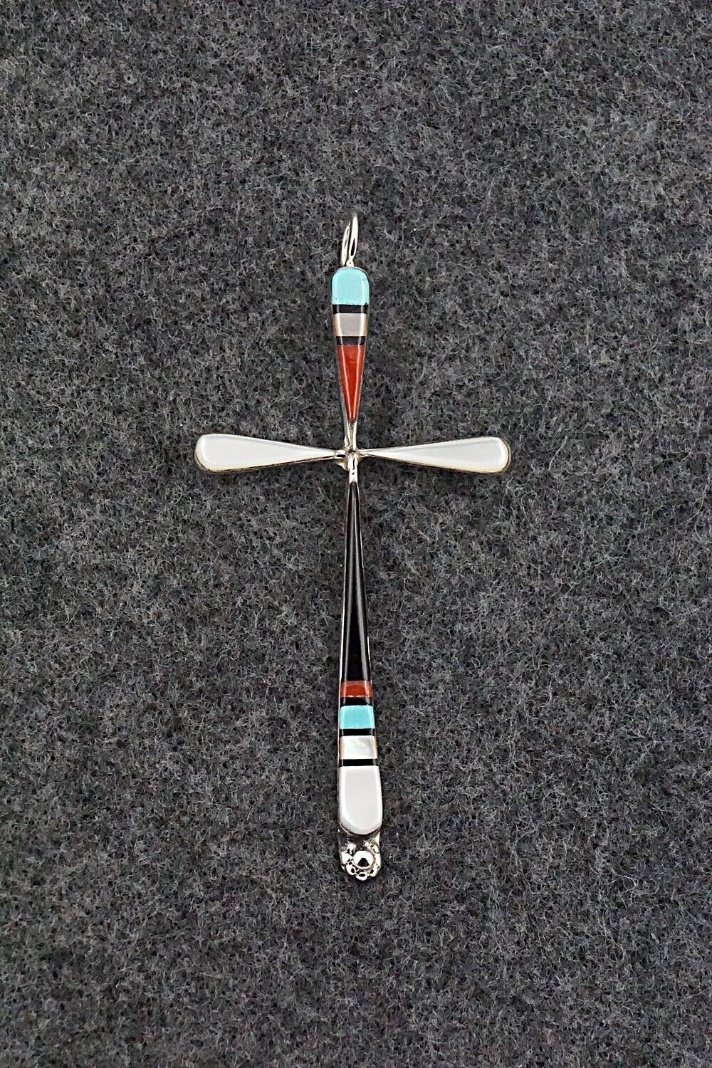 Multi-Stone & Sterling Silver Pendant - Sylvester Noche