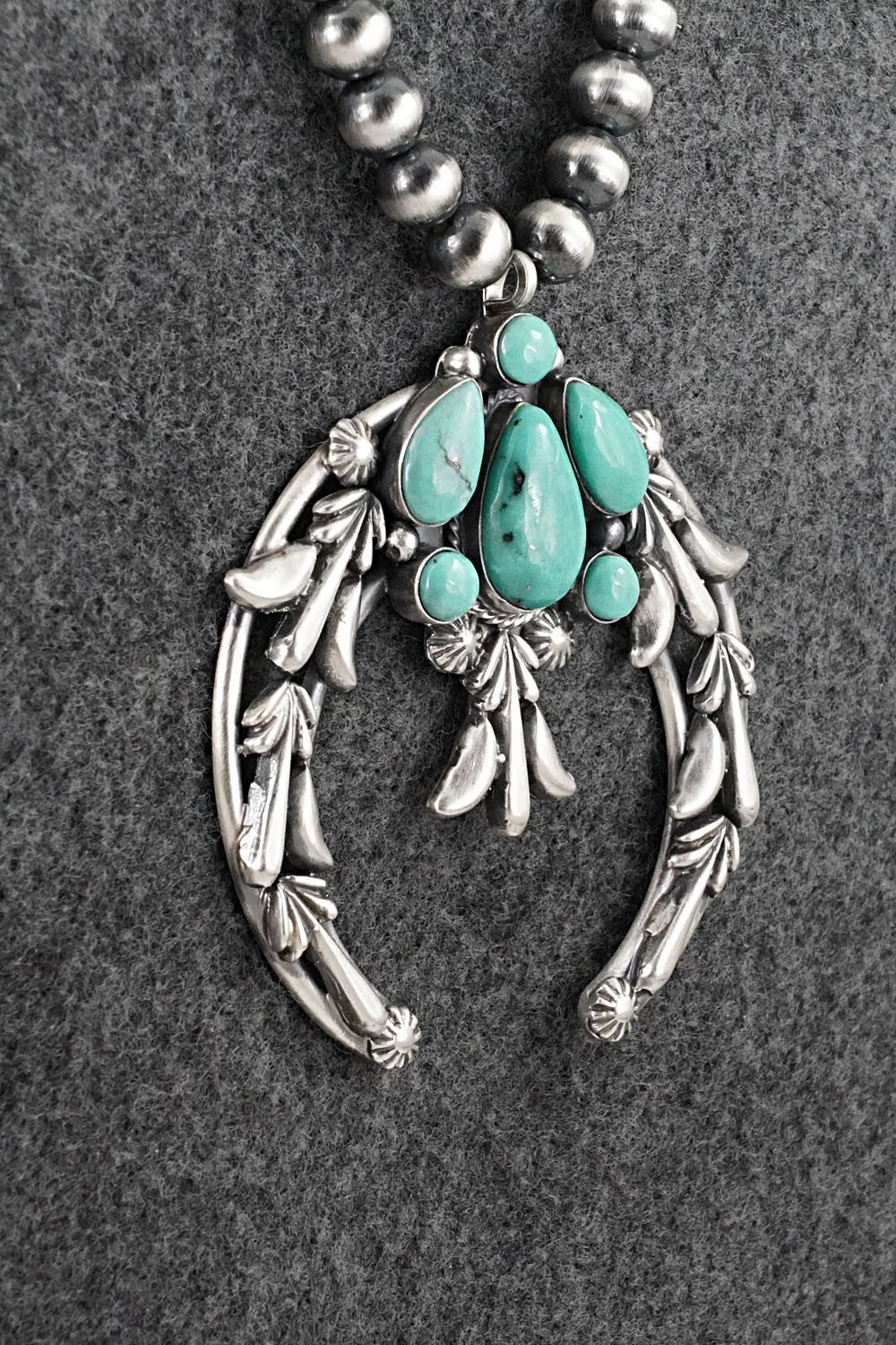 Turquoise & Sterling Silver Necklace - Bonnie Platero