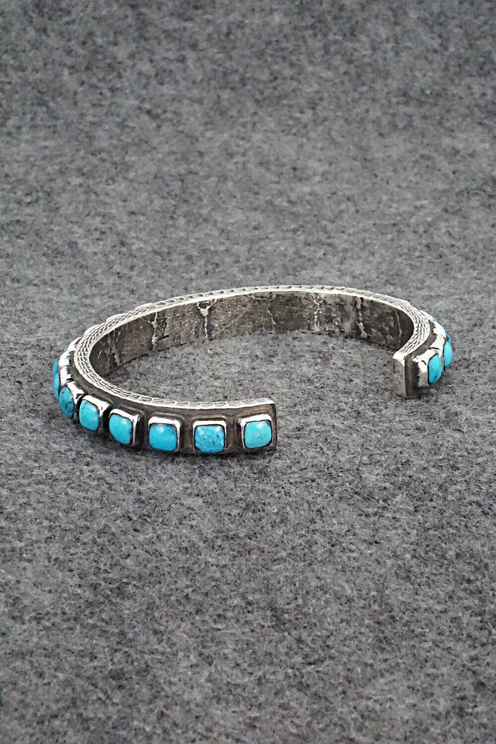 Turquoise & Sterling Silver Bracelet - Ernest Rangel