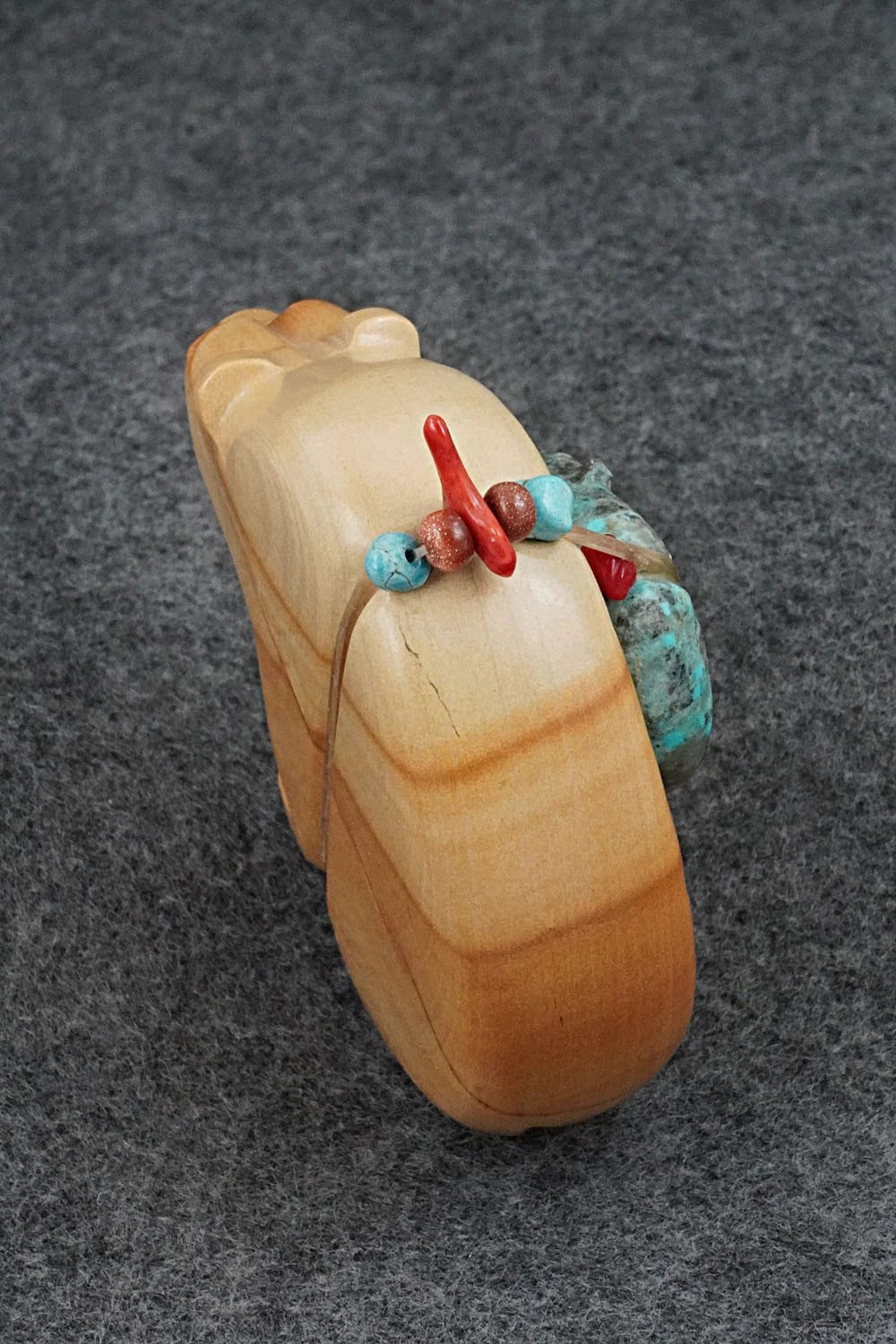 Bear with Cub Zuni Fetish Carving - Paulette & Farlan Quam