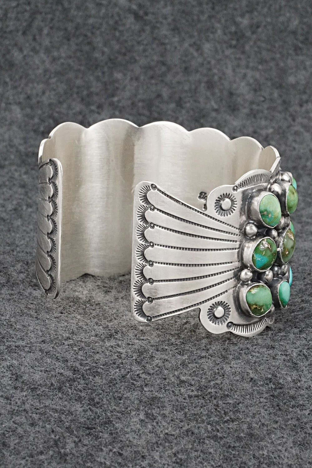 Turquoise & Sterling Silver Bracelet - Tom Lewis