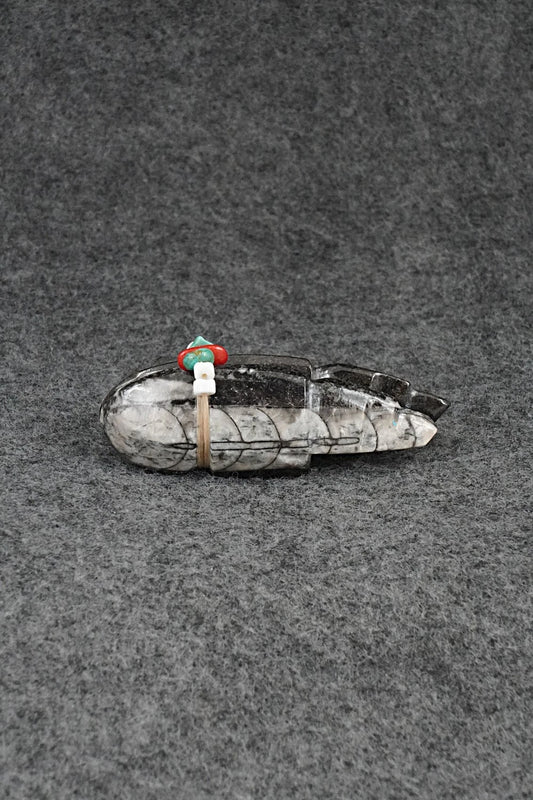 Bear Zuni Fetish Carving - Ed Lementino