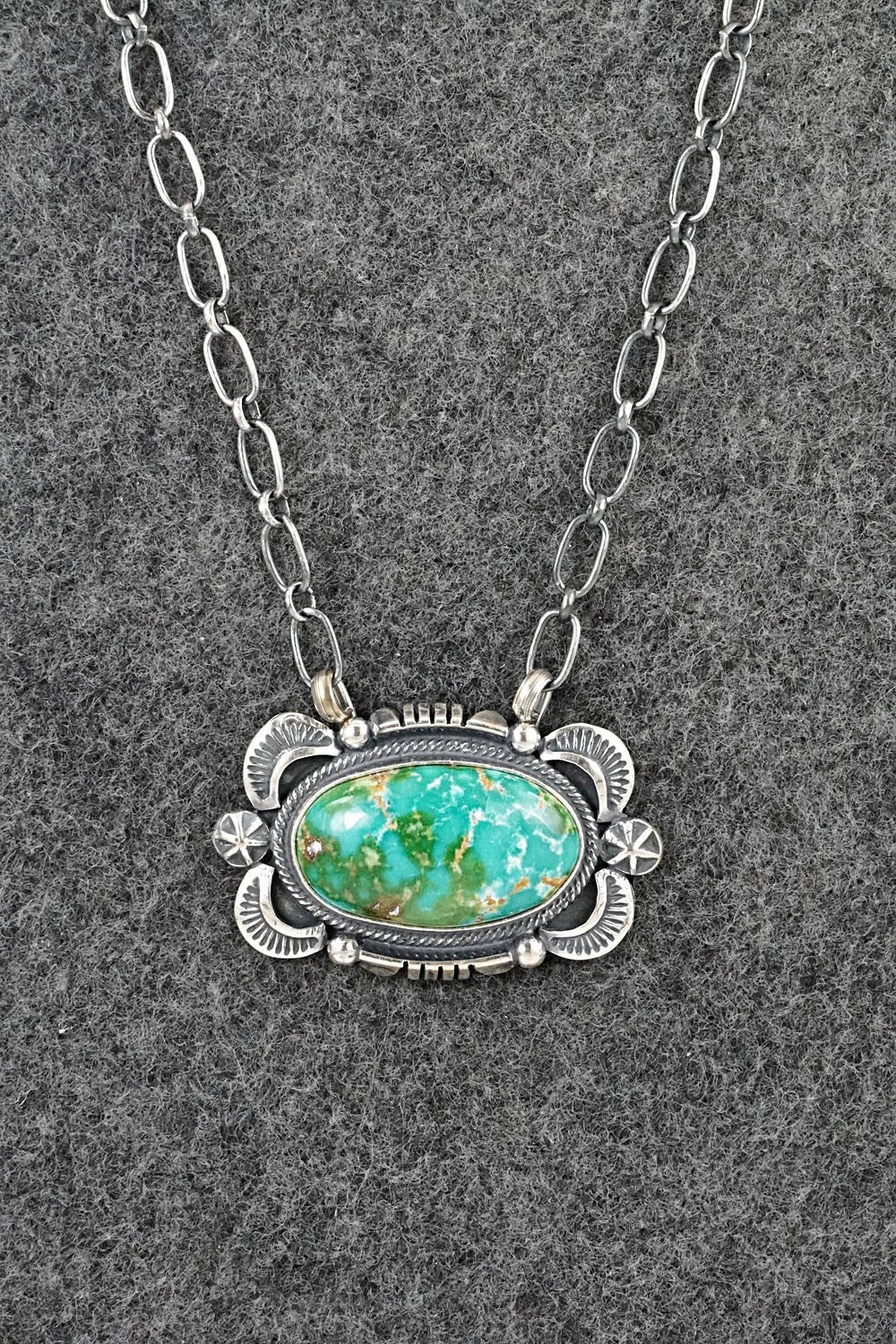 Turquoise & Sterling Silver Necklace - Daniel Benally