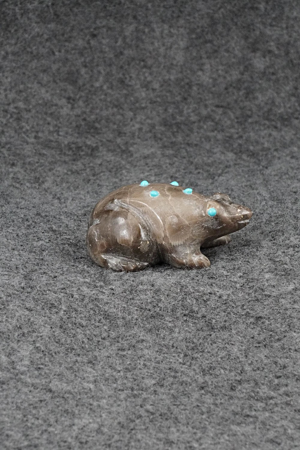 Frog Zuni Fetish Carving - Ronnie Lunasee