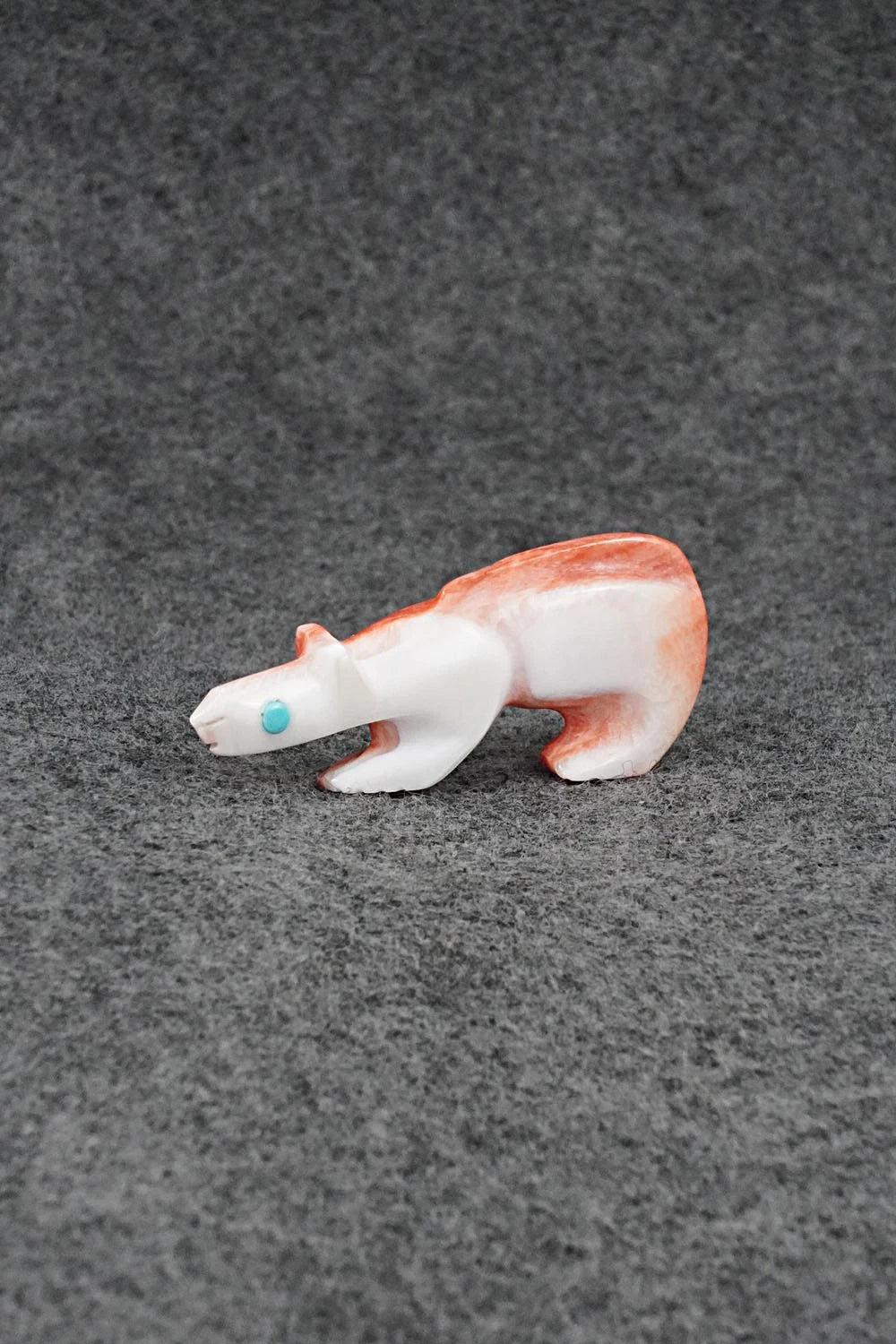 Mountain Lion Zuni Fetish Carving - Ronnie Lunasee