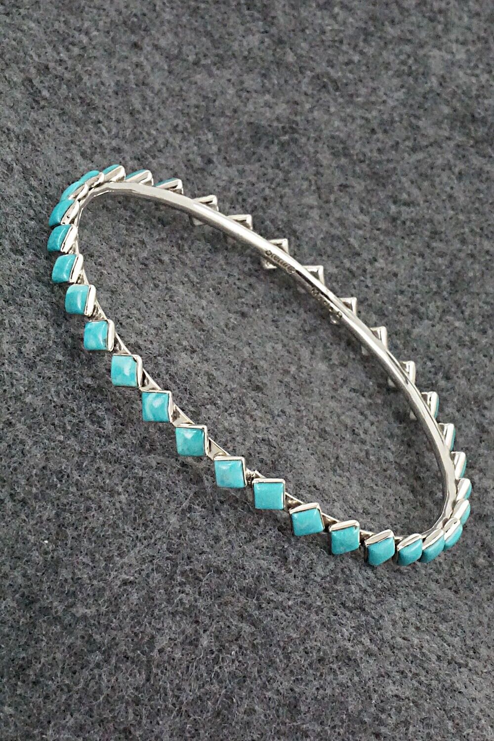 Turquoise & Sterling Silver Bangle - Jimy Garcia