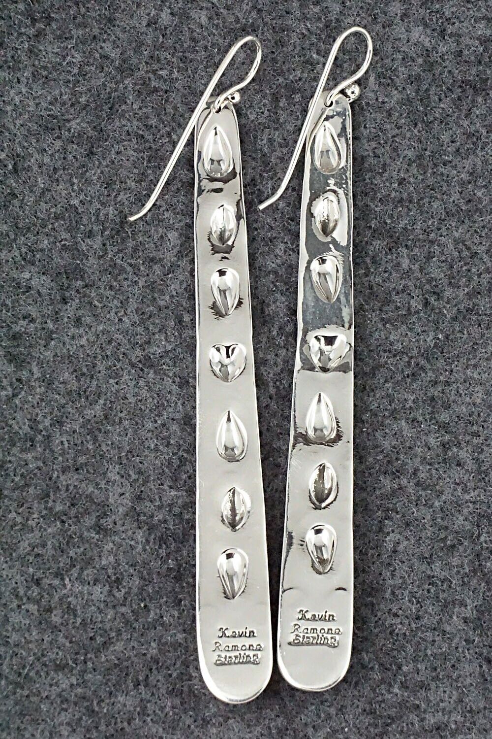 Onyx & Sterling Silver Earrings - Kevin Ramone