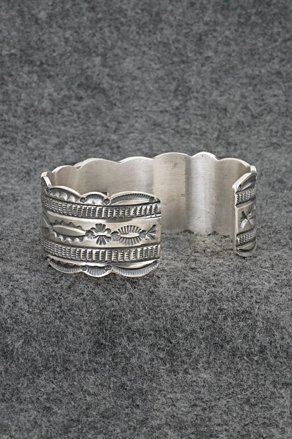 Turquoise & Sterling Silver Bracelet - Leonard Maloney